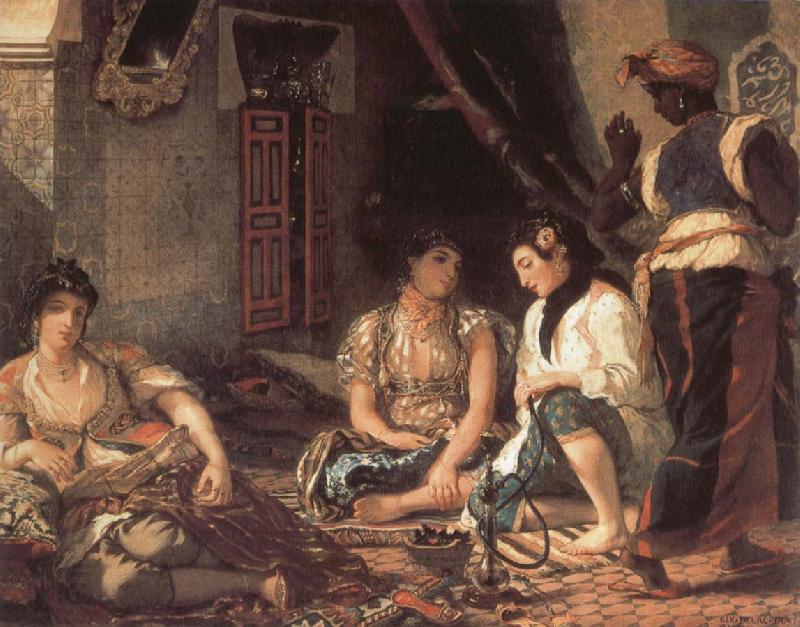 Eugene Delacroix The Women of Algiers China oil painting art